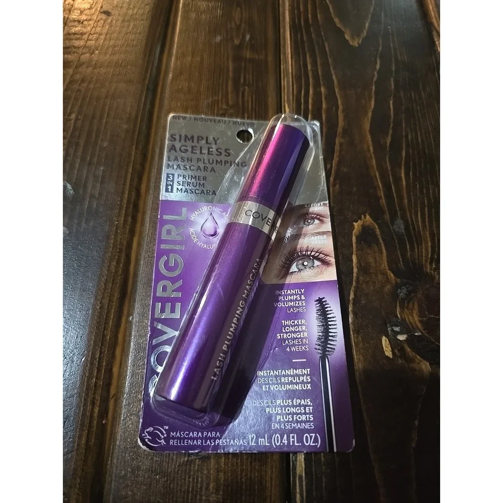 Covergirl Simply Ageless Mascara Lash‎ Plumping 105 Black 0.4 fl oz